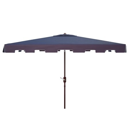 Safavieh 6.5 x 10 in. Zimmerman Rectangle Umbrella Navy & White PAT8300A